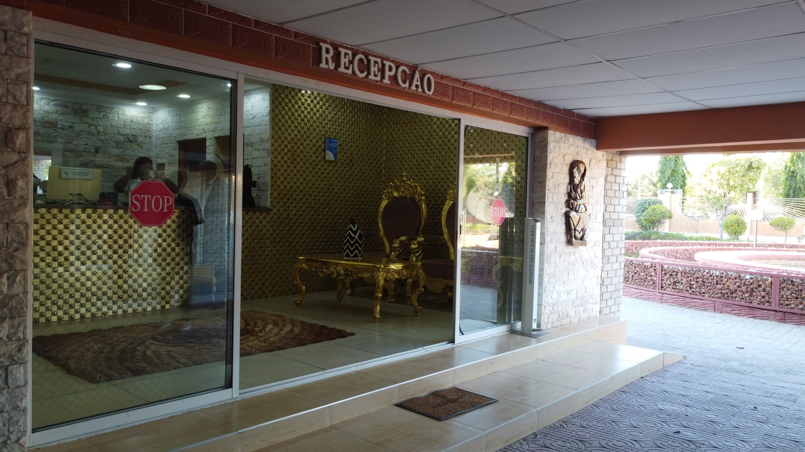Receção do hotel